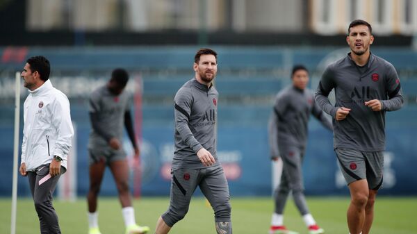 September 27, 2021 Paris St Germain's Lionel Messi during training - Sputnik International