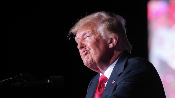 Former US President Donald Trump attends a rally in Perry, Georgia, US September 25, 2021 - Sputnik International