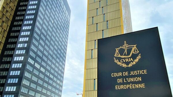 The Court of Justice of the European Union in Luxembourg - Sputnik International