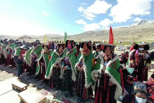 Ladakh residents take part in a tourism festival in September 2021. - Sputnik International