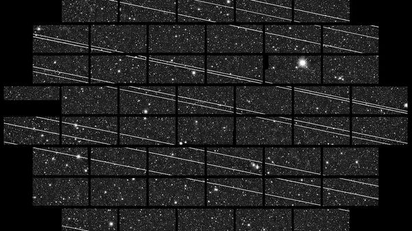 Starlink Satellites Imaged from CTIO - Sputnik International