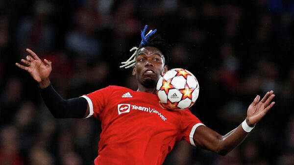 Soccer Football - Champions League - Group F - Manchester United v Villarreal - Old Trafford, Manchester, Britain - September 29, 2021 Manchester United's Paul Pogba in action - Sputnik International