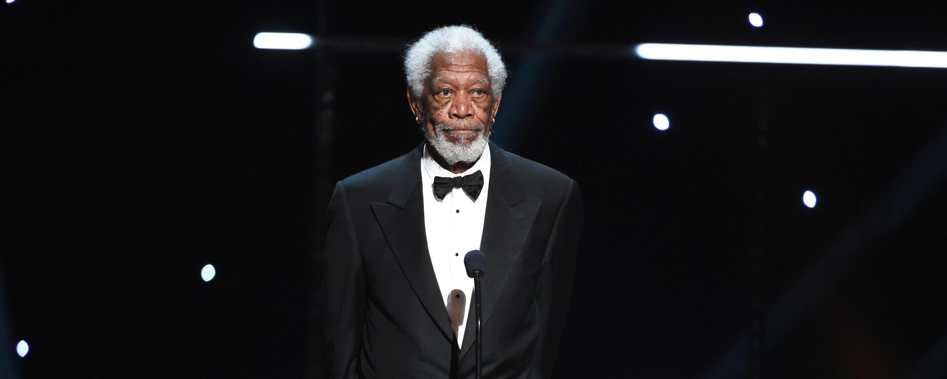 Morgan Freeman speaks on stage at the 51st NAACP Image Awards at the Pasadena Civic Auditorium on Saturday, Feb. 22, 2020, in Pasadena, Calif. - Sputnik International, 1920, 10.10.2021