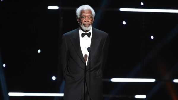Morgan Freeman speaks on stage at the 51st NAACP Image Awards at the Pasadena Civic Auditorium on Saturday, Feb. 22, 2020, in Pasadena, Calif. - Sputnik International
