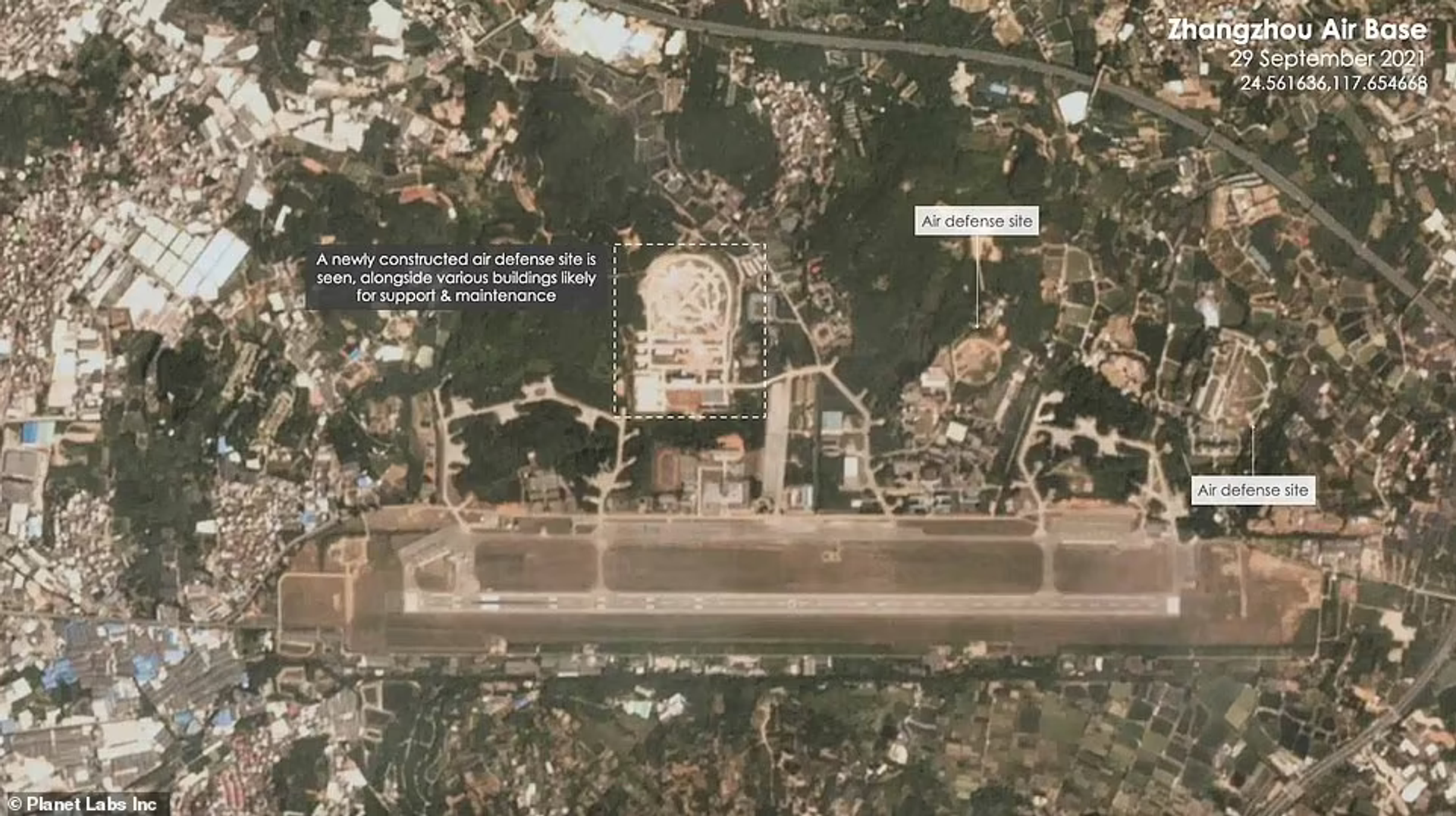Reported construction at Zhangzhou Air Base. - Sputnik International, 1920, 15.10.2021
