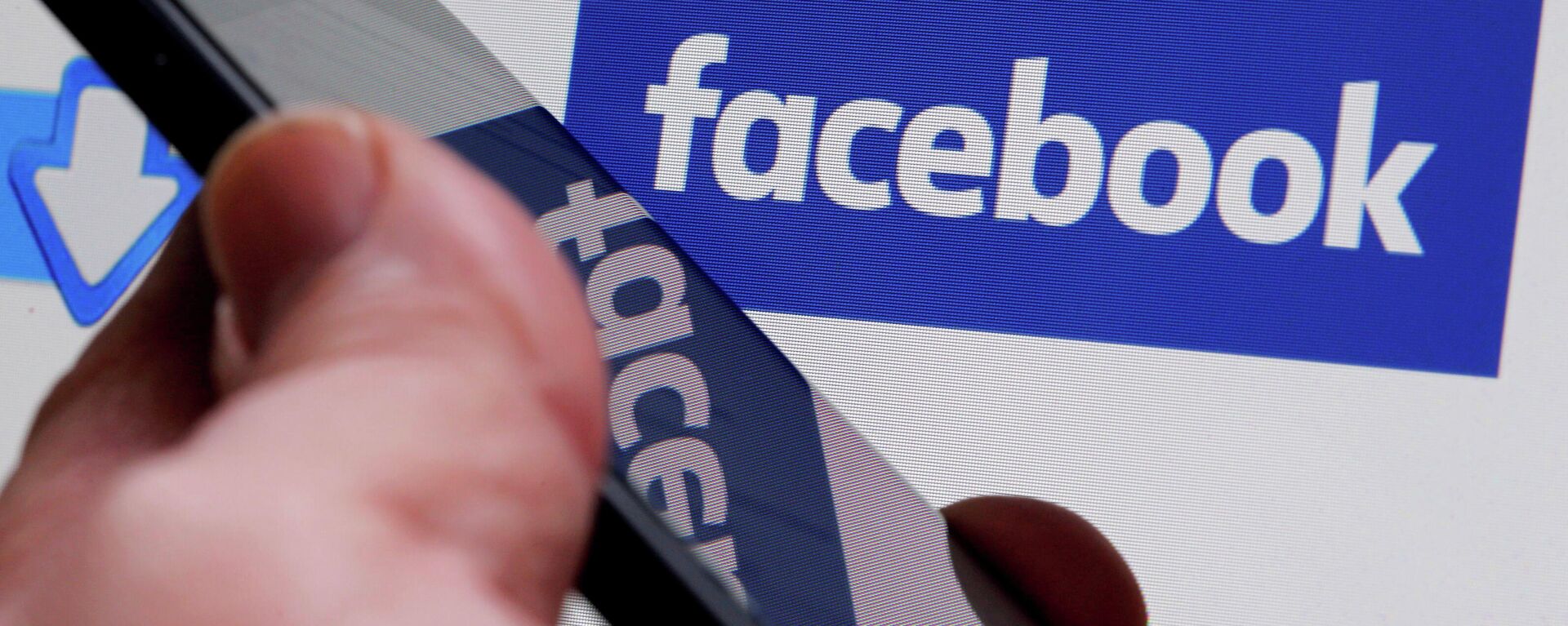 FILE PHOTO: The Facebook logo is displayed on their website in an illustration photo taken in Bordeaux, France, on February 1, 2017 - Sputnik International, 1920, 02.11.2021