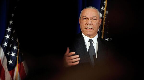Former U.S. Secretary of State Colin Powell, co-chairman of the Presidential Inaugural Committee for US President-elect Barack Obama, speaks to reporters during a news conference to announce Obama's Renew America Together volunteer initiative, in Washington January 9, 2009/File Photo - Sputnik International