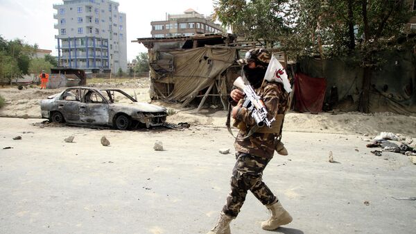 The aftermath of a rocket attack in Kabul - Sputnik International