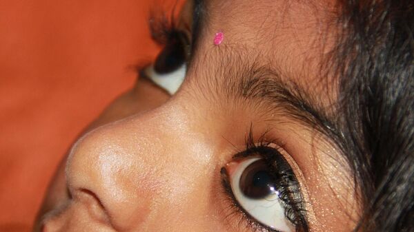 Close up of an Indian child girl - Sputnik International