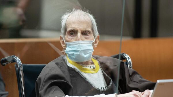 Robert Durst is sentenced on October 14, 2021 in Los Angeles, California. Durst was sentenced to life without the possibility of parole for the 2000 murder of Susan Berman.  - Sputnik International