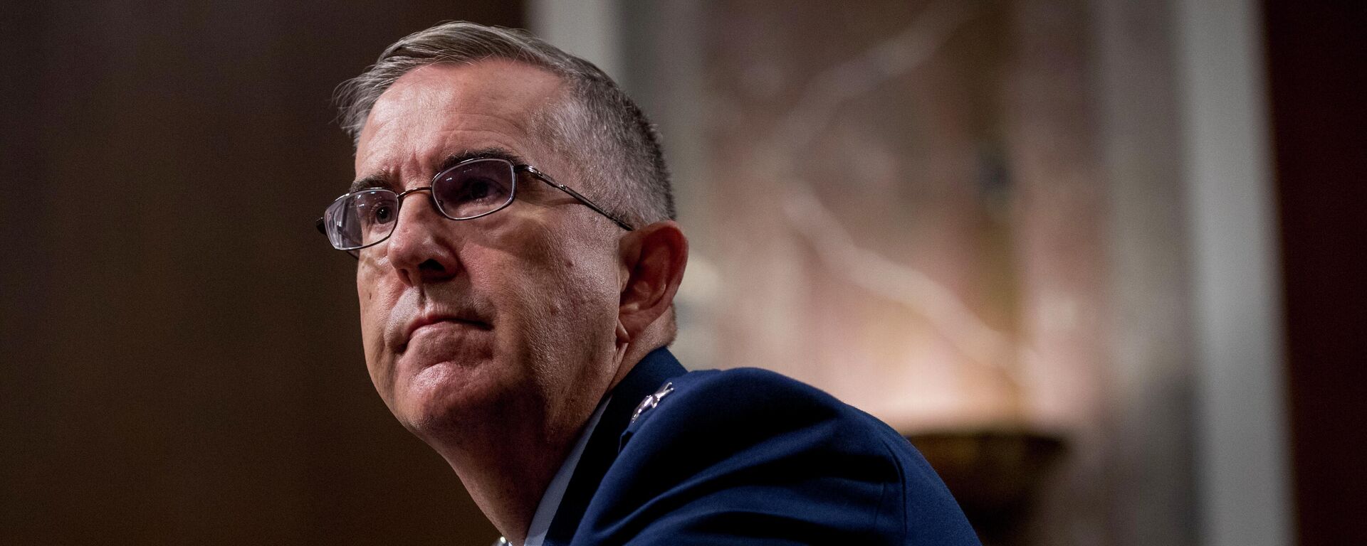 In this July 30, 2019, file photo, Air Force Gen. John Hyten appears before the Senate Armed Services Committee on Capitol Hill in Washington.  - Sputnik International, 1920, 29.10.2021