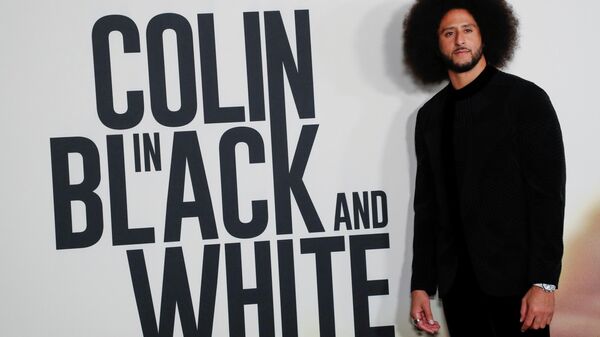 Colin Kaepernick attends a premiere for the miniseries Colin in Black & White at the Academy Museum of Motion Pictures in Los Angeles, California, U.S. - Sputnik International