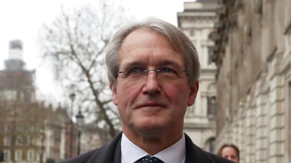 FILE PHOTO: Owen Paterson is pictured outside the Cabinet Office in London - Sputnik International