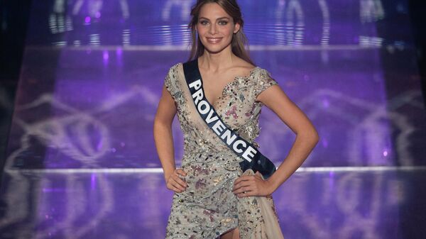 Miss Provence April Benayoum competes on stage during the Miss France 2021 beauty contest - Sputnik International