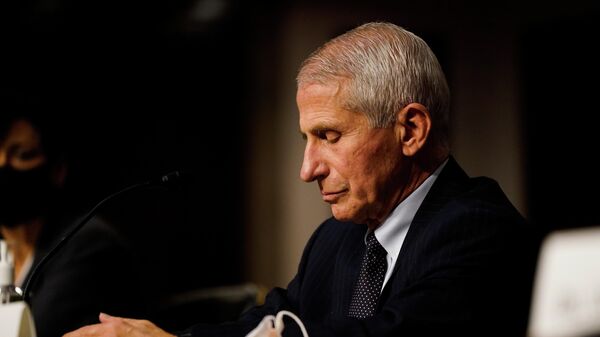 White House Chief Medical Adviser Anthony Fauci listens to other speakers during the Senate Health, Education, Labor and Pensions hearing on Next Steps: The Road Ahead for the COVID-19 Response on Capitol Hill in Washington, U.S., November 4, 2021 - Sputnik International