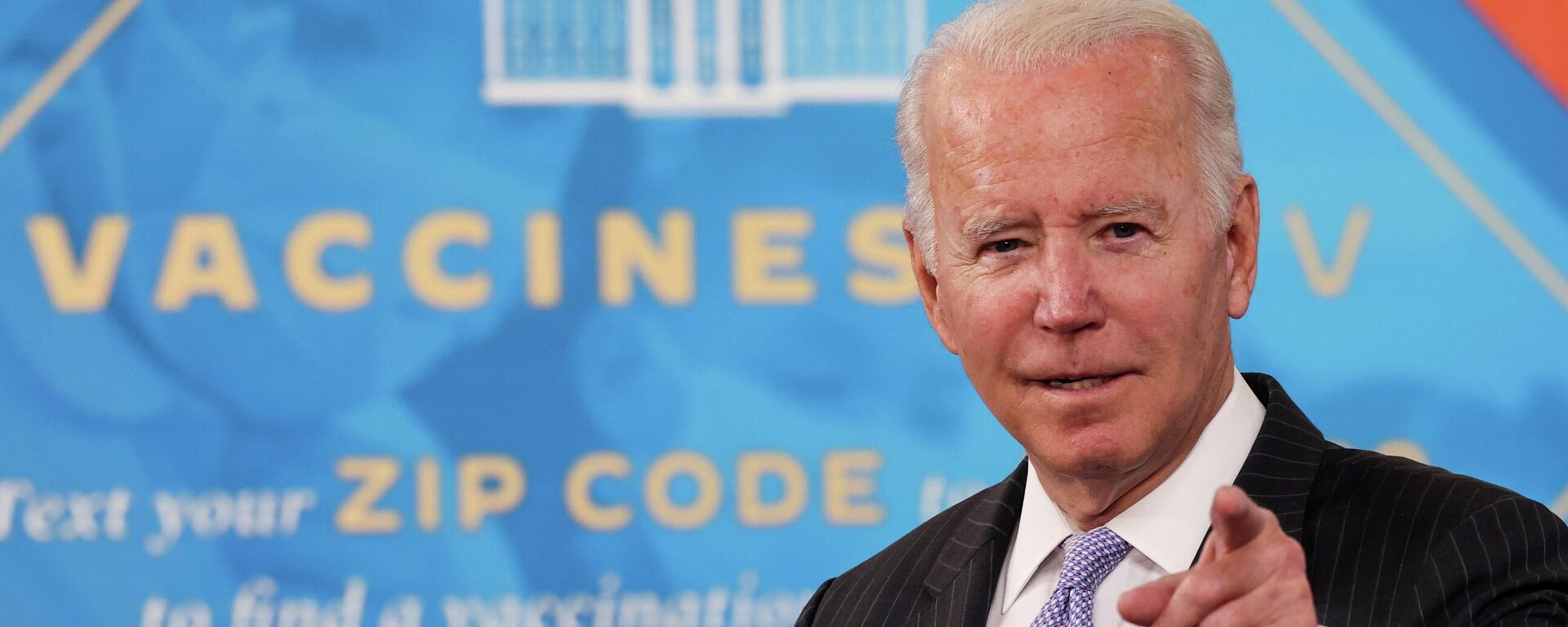 U.S. President Joe Biden delivers remarks on the authorization of the coronavirus disease (COVID-19) vaccine for kids ages 5 to 11, during a speech in the Eisenhower Executive Office Building’s South Court Auditorium at the White House in Washington, U.S., November 3, 2021 - Sputnik International, 1920, 05.11.2021