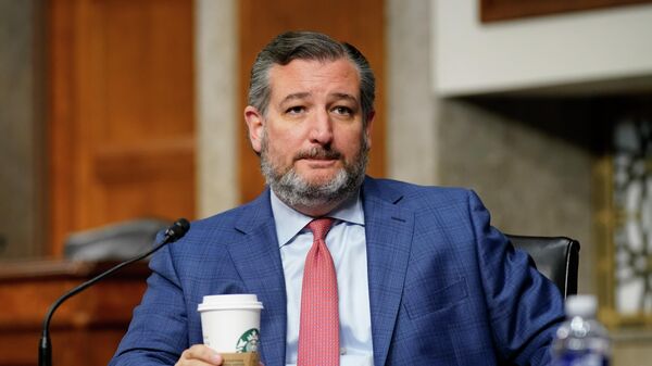 Sen. Ted Cruz, R-Texas, attends a hearing to examine the nomination of Nicholas Burns to U.S. Ambassador to China during a Senate Foreign Relations Committee on Capitol Hill in Washington, Wednesday, Oct. 20, 2021.  - Sputnik International