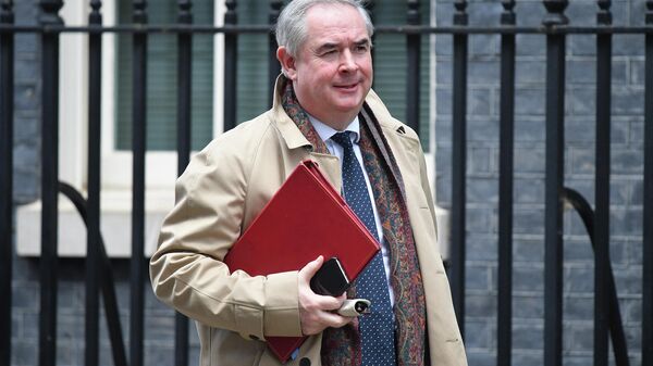 Britain's Attorney General Geoffrey Cox leaves after a meeting of the cabinet at 10 Downing Street in London on February 11, 2020. - Sputnik International