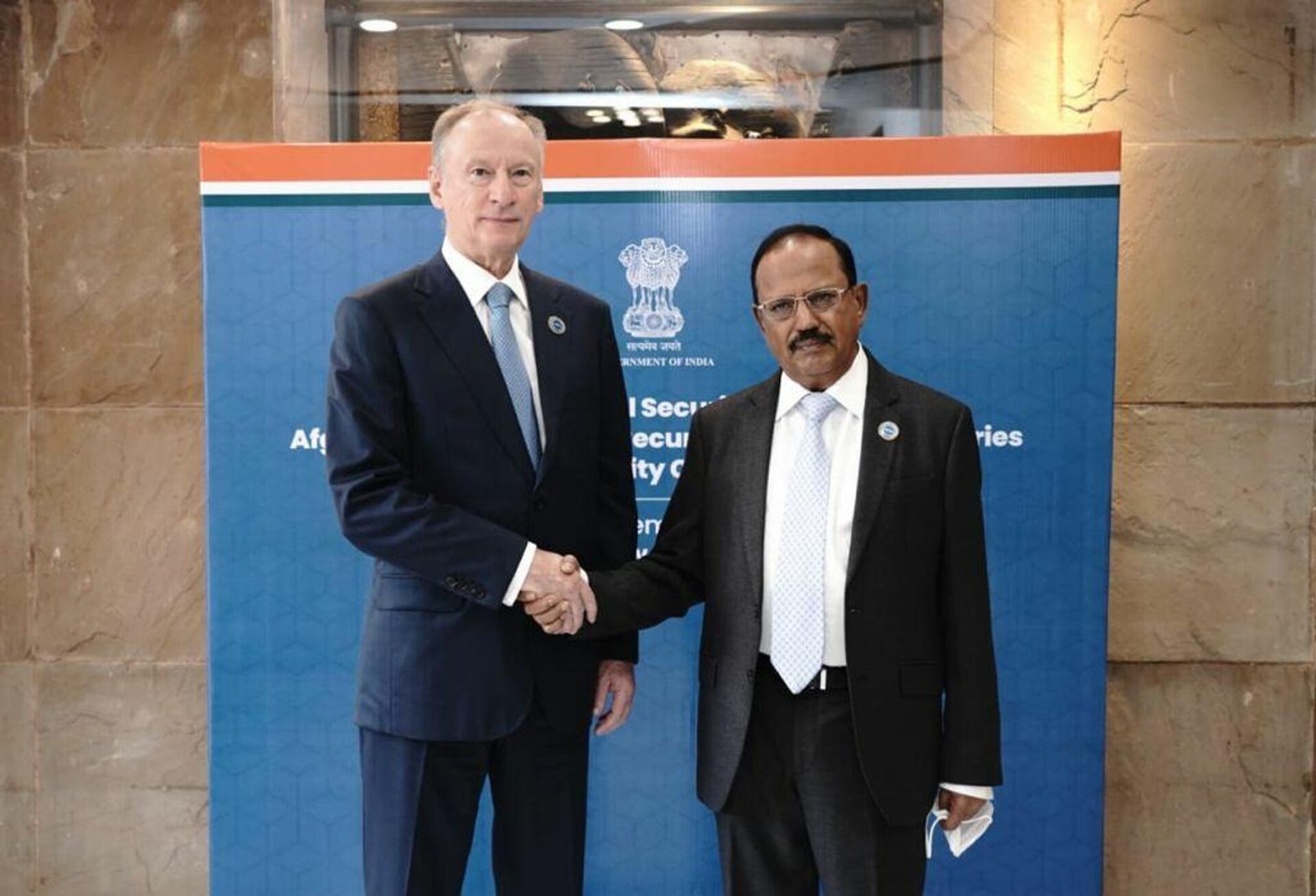 Russian Security Council Secretary Nikolai Patrushev and National Security Adviser to the Prime Minister of India Ajit Doval
 - Sputnik International, 1920, 10.11.2021
