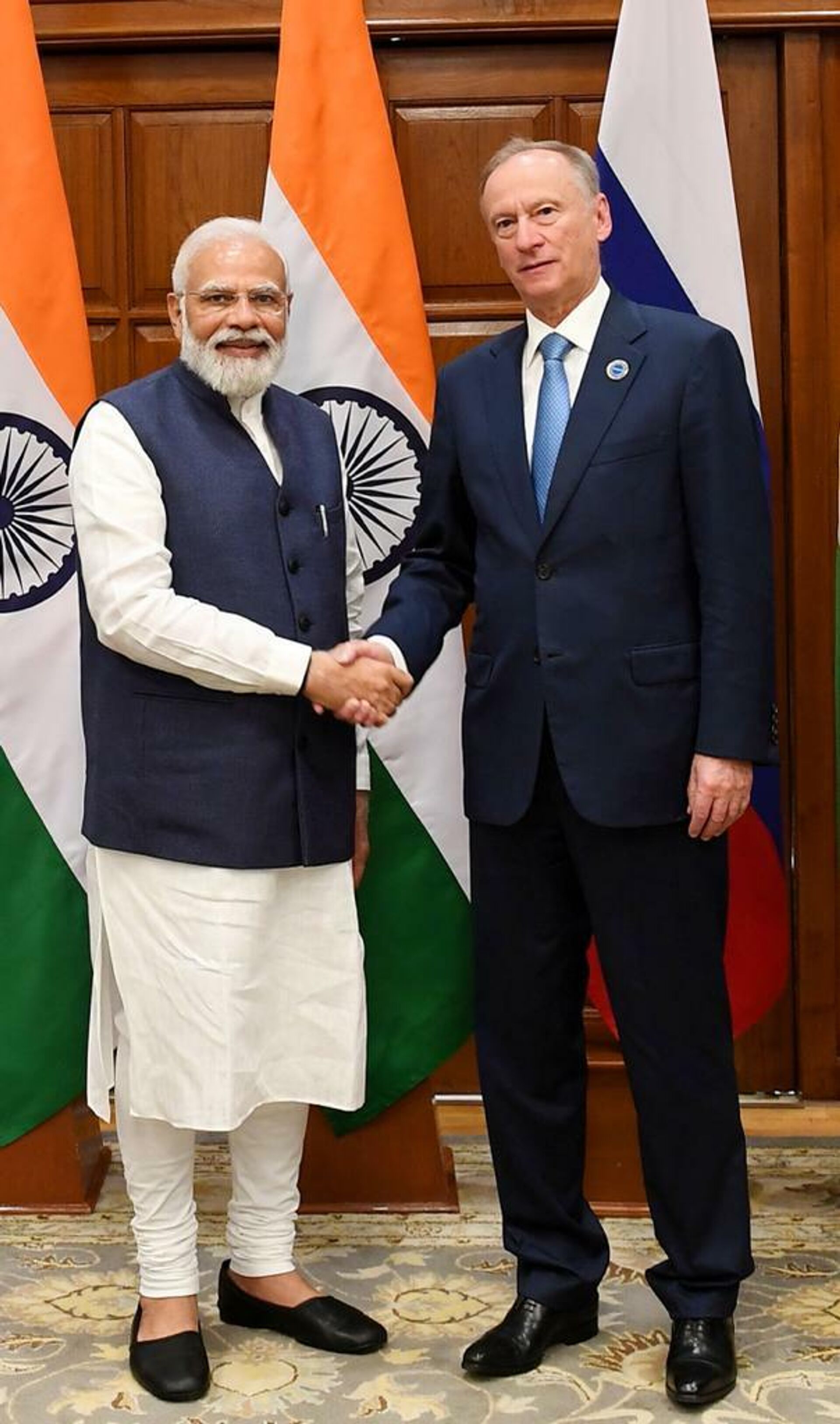 Indian Prime Minister Narendra Modi and Russian Security Council Secretary Nikolai Patrushev - Sputnik International, 1920, 10.11.2021