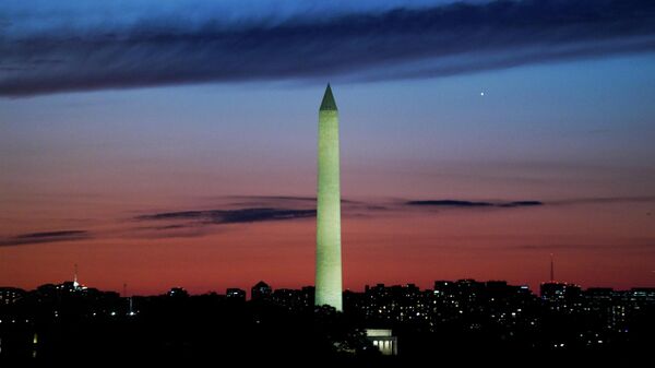 The Washington Monument is seen from the U.S. Capitol in Washington, U.S., November 4, 2021. REUTERS/Elizabeth Frantz - Sputnik International