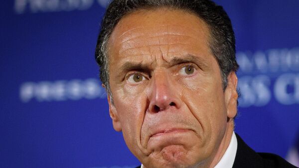 This Wednesday May 27, 2020, file photo shows New York Gov. Andrew Cuomo during a news conference in Washington. - Sputnik International