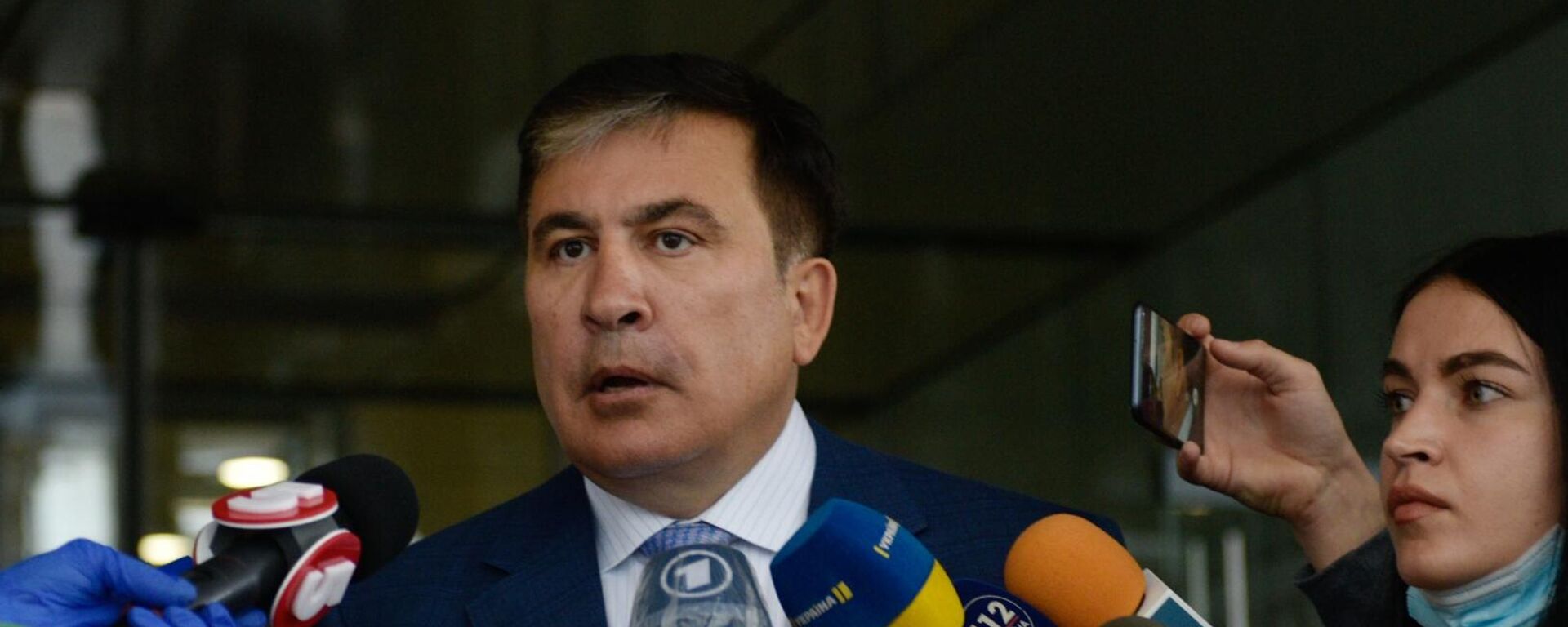 Former Georgian President Mikheil Saakashvili - Sputnik International, 1920, 19.11.2021