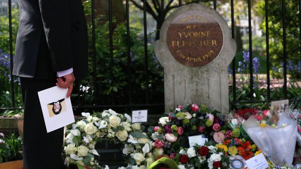The memorial to murdered British police officer Yvonne Fletcher in London's St James's Square - Sputnik International