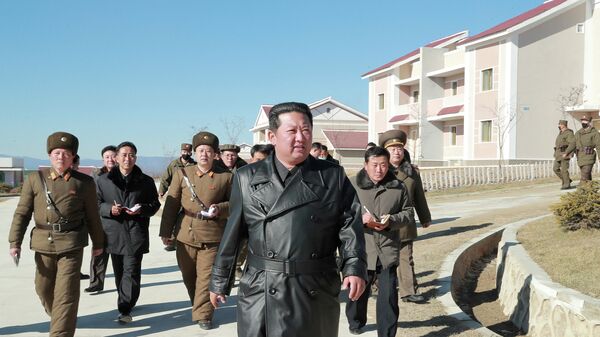 North Korean leader Kim Jong Un visits Samjiyon City, North Korea in this undated photo released on November 16, 2021 by North Korea's Korean Central News Agency (KCNA). - Sputnik International