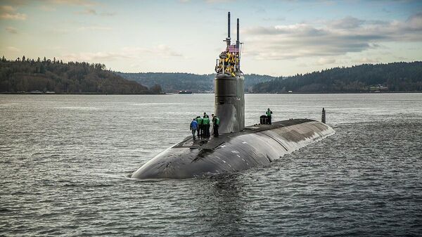 The Seawolf-class fast-attack submarine USS Connecticut (SSN 22) - Sputnik International