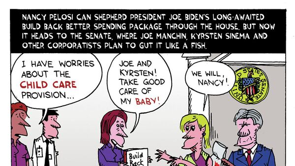 Nancy Pelosi can shepherd President Joe Biden's long-awaited Build Back Better spending package through the House. - Sputnik International