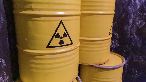 Radioactive waste barrels - Sputnik International