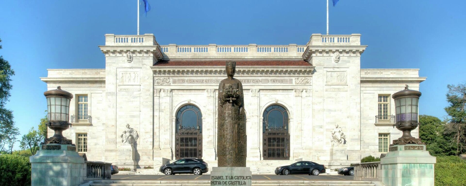 The Pan American Union Building, the headquarters for the Organization of American States (OAS), in Washington, DC. - Sputnik International, 1920, 31.07.2024