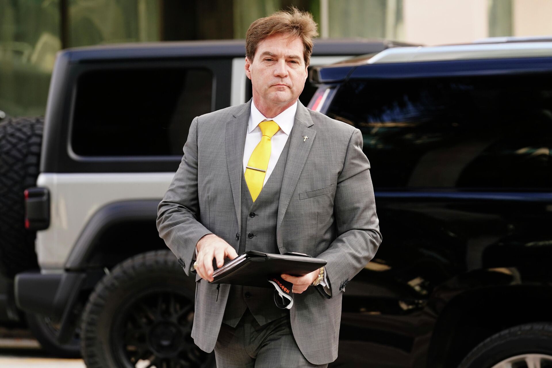 Dr. Craig Wright arrives at the Federal Courthouse, Tuesday, Nov. 16, 2021, in Miami. Wright is in a civil trial with Ira Kleiman. Kleiman claims that his deceased brother David and Wright were co-creators of Bitcoin. - Sputnik International, 1920, 20.11.2021