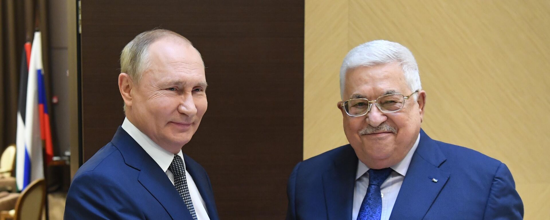 Vladimir Putin and Mahmoud Abbas, Moscow, 23 November 2021 - Sputnik International, 1920, 06.08.2024