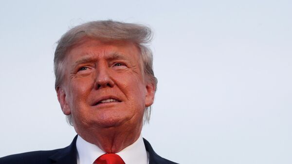 Former U.S. President Trump holds a rally in Wellington, OH - Sputnik International
