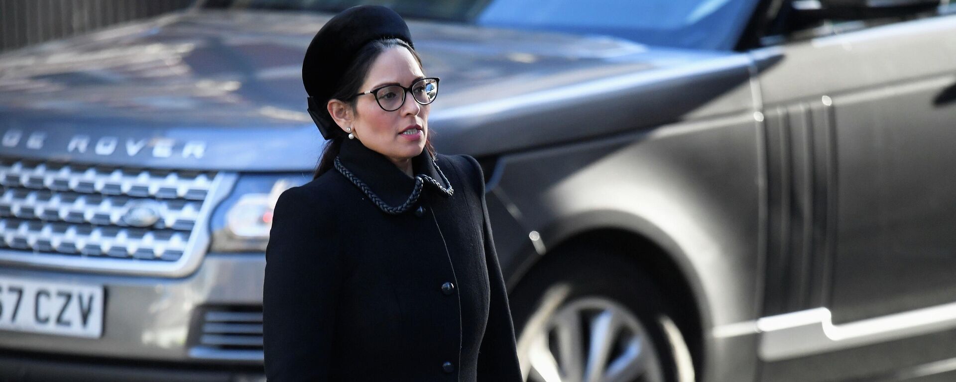 Britain's Home Secretary Priti Patel arrives for the remembrance mass of MP David Amess, who was stabbed to death during a meeting with constituents, at Westminster Cathedral in London, Britain, November 23, 2021. REUTERS/Toby Melville - Sputnik International, 1920, 29.11.2021