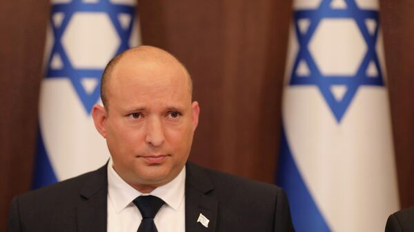 Israeli Prime Minister Naftali Bennett attends a cabinet meeting in Jerusalem, November 21, 2021. Abir Sultan Pool via REUTERS/File Photo - Sputnik International