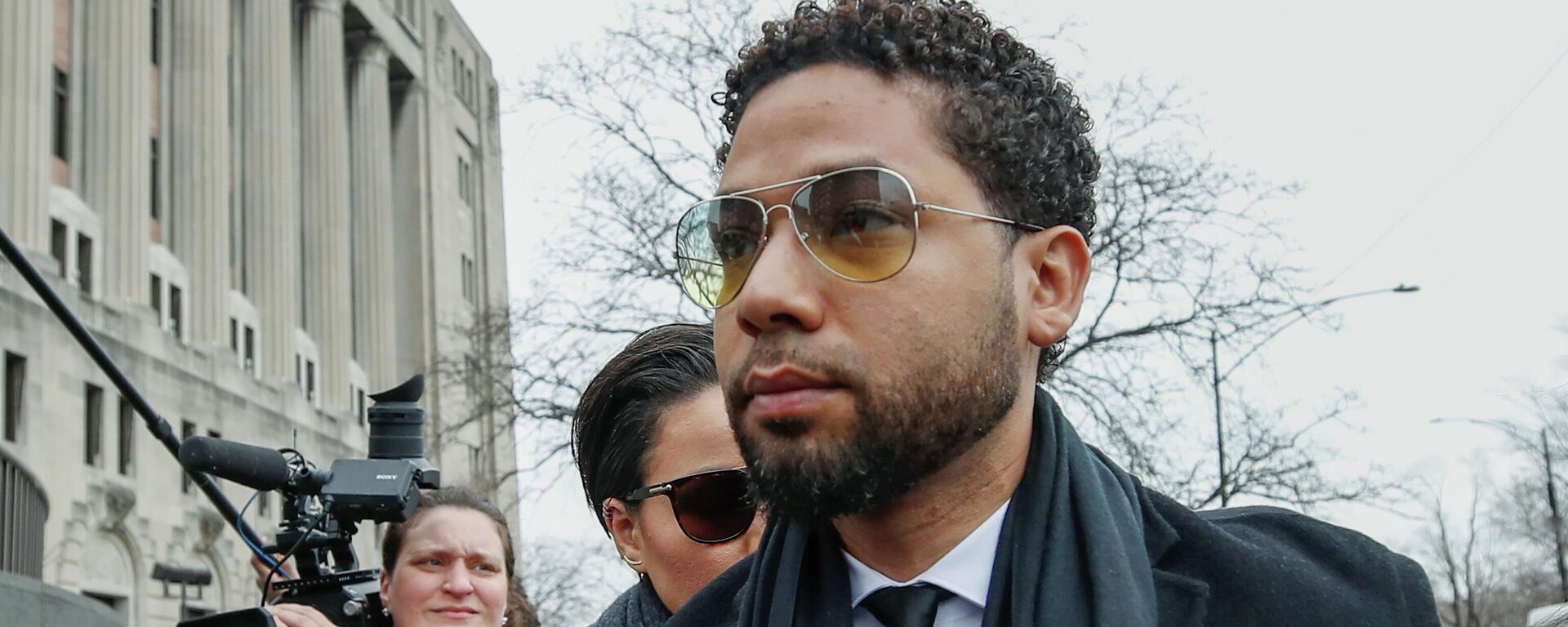 FILE PHOTO: Former Empire actor Jussie Smollett arrives at court for his arraignment on renewed felony charges in Chicago, Illinois, U.S. February 24, 2020 - Sputnik International, 1920, 30.11.2021