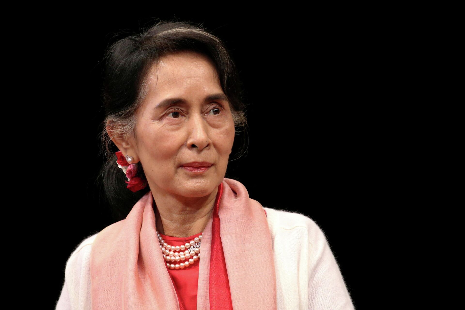 Myanmar's Minister of Foreign Affairs Aung San Suu Kyi speaks during an event at the Asia Society Policy Institute in New York City, U.S. September 21, 2016. - Sputnik International, 1920, 06.12.2021