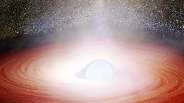 Simulated view of a Neutron star with accretion disk - Sputnik International