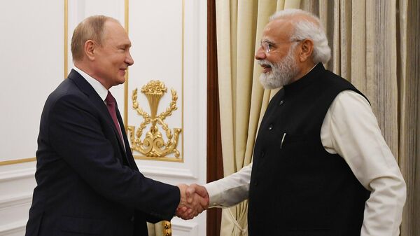 Modi Putin Meet - Sputnik International