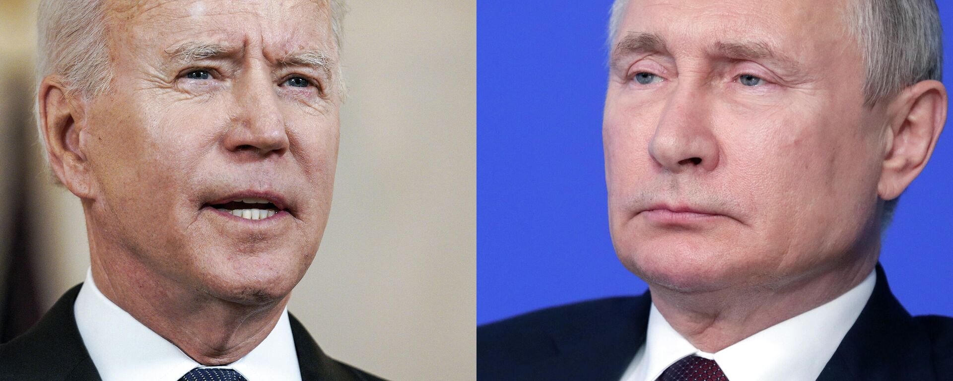 U.S. President Joe Biden and Russia's President Vladimir Putin  - Sputnik International, 1920, 21.02.2022