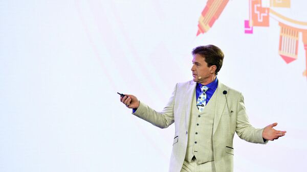 Chief Scientist, nChain Dr. Craig Wright speaks on stage during CoinGeek Conference New York at Sheraton Times Square on October 05, 2021 in New York City.  - Sputnik International