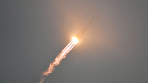 The launch of a Soyuz-2.1a rocket with a Soyuz MS-20 spacecraft - Sputnik International