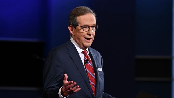 Moderator and Fox News anchor Chris Wallace speaks during the first presidential debate at the Case Western Reserve University and Cleveland Clinic in Cleveland, Ohio on September 29, 2020 - Sputnik International