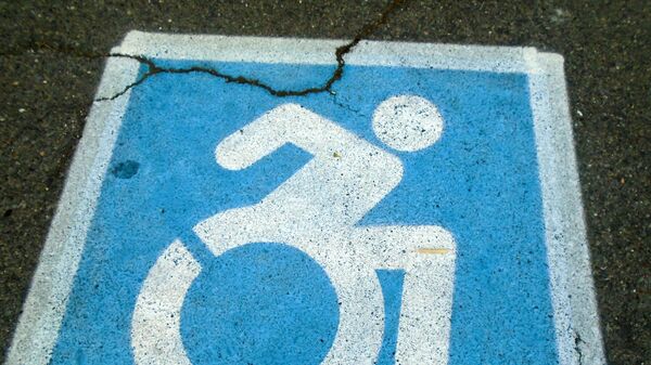 Parking spot for disabled persons - Sputnik International