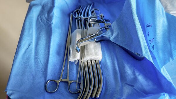 Medical instruments are prepped prior to a surgical abortion at Trust Women clinic in Oklahoma City, U.S., December 6, 2021. Picture taken December 6, 2021. - Sputnik International