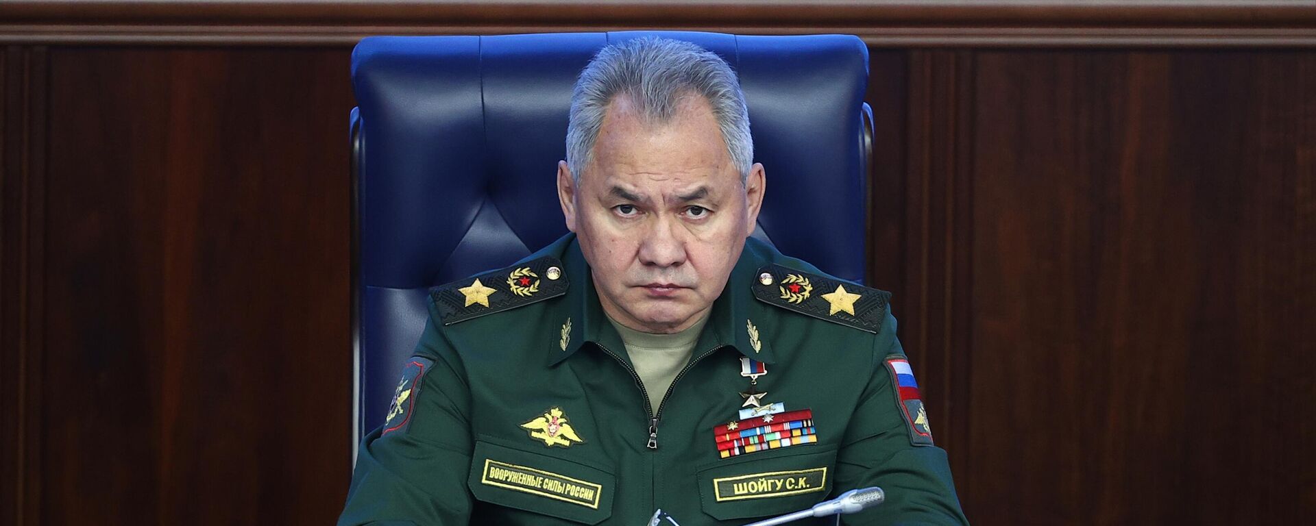 Russian Defence Minister Sergey Shoigu during an extended meeting of the Russian Ministry of Defence - Sputnik International, 1920, 11.02.2022