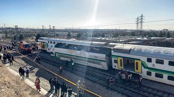  Train collisions in Tehran
  - Sputnik International